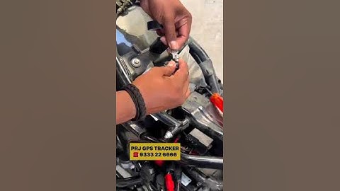 BULLET GPS INSTALLION #installing #gpstracker #gpstrack #bike 📞 9333226666