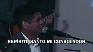Video thumbnail of "Julio Sarante Ft. Virginia Brito - Espíritu Santo mi mejor amigo con letra"