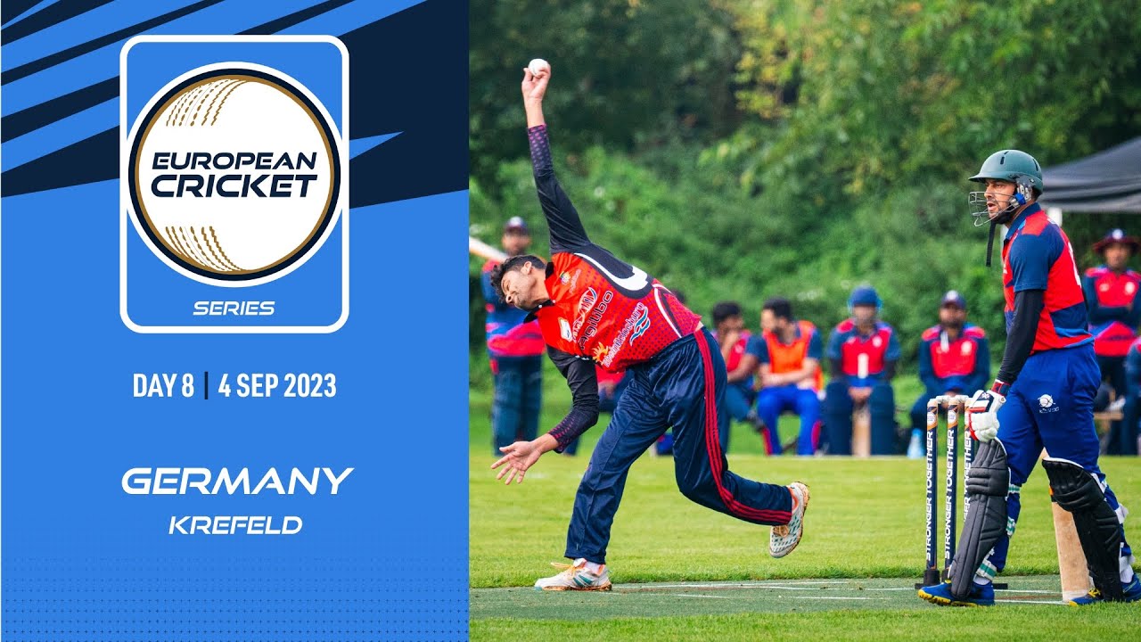 ECS Germany, Krefeld, 2023 Day 8 T10 Live Cricket European Cricket