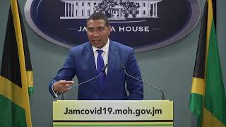 Prime Minister Andrew Holness Media Briefing - April, 2020