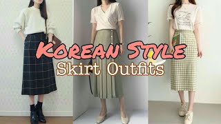 Fashion Style with Skirt | Korean Outfit Ideas