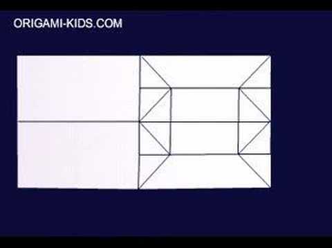 How to Fold a Paper Catamaran (http://origami-kids.com) - YouTube 