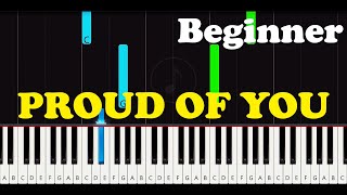 PROUD OF YOU Easy Piano