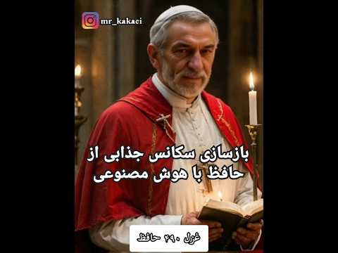 این حدیثم چه خوش آمد که سحرگه می گفت بر در میکده ای با دف و نی ترسایی