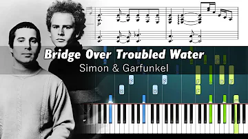 How to play the piano part of Bridge Over Troubled Water by Simon & Garfunkel