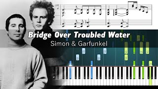 How to play the piano part of Bridge Over Troubled Water by Simon \& Garfunkel