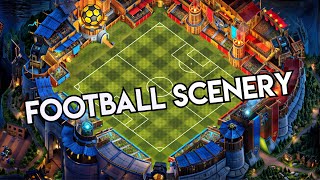 Football Scenery ⚽ | Clash of funz #clashofclans #footballscenery #football #scenery