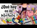 ¿QUÉ HAY EN MI MOCHILA? 🎒siendo estudiante para maestra 📚✏️