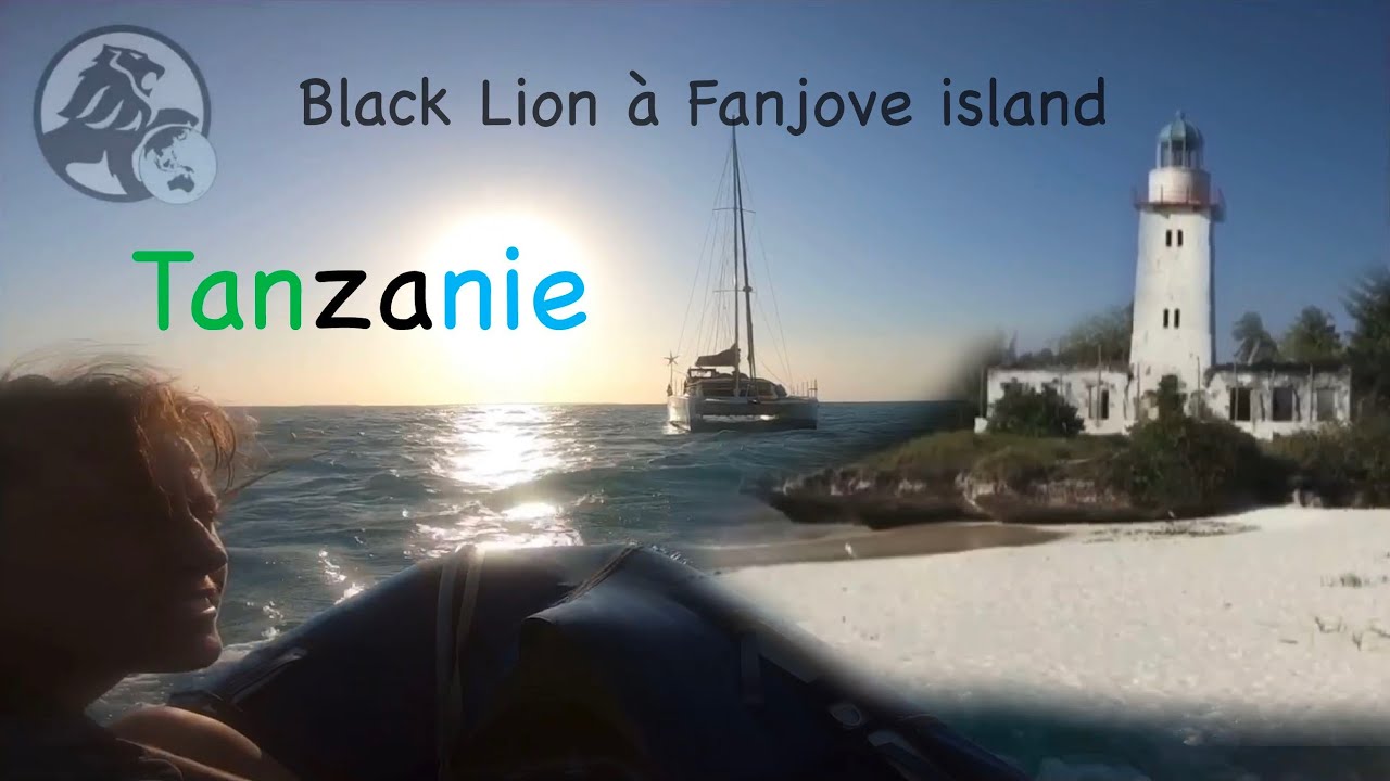 #42 Tanzanie 🇹🇿 Secoués entre 2 navigations⛵️un mouillage « Orangina »Black Lion 🦁 à Fanjove Island