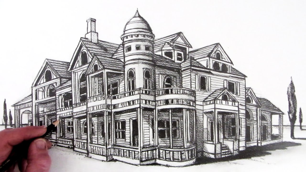 How to Draw House : Step By Step Guide | How to Draw