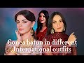 Gonca hatun in different international outfits | Kayi fan edits
