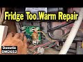 Repaired Dometic DM2652 RV Fridge - Not Cooling Properly, Refrigerator Temp 40F+ , Bad Thermistor