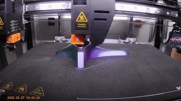 Snapmaker J1 - half inception spinner multicolor PLA print (short HD)