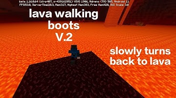 how to make lava walking boots in Minecraft | 1.16+ | command block tutorial