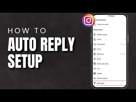 How To Create An Auto Reply On Instagram?