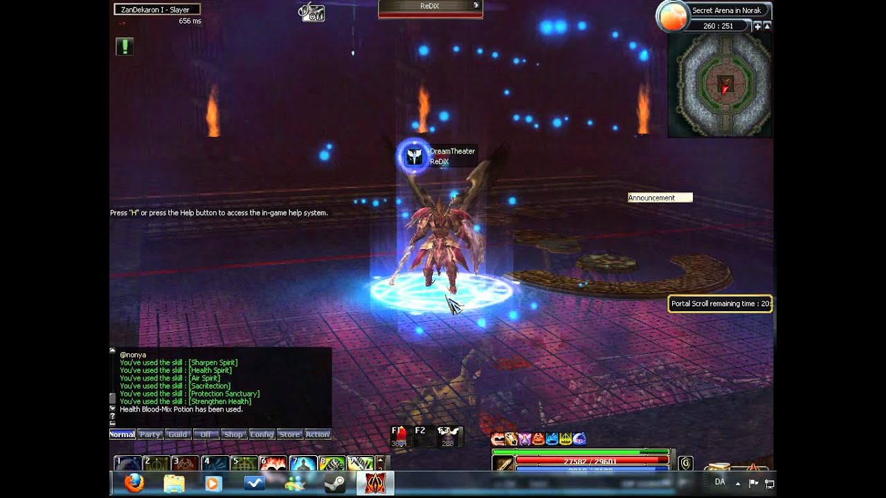 Dekaron - Azure Knight - All Buffs - YouTube
