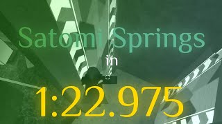 [WR] Satomi Springs: Glitchless Solos in 1:22.975 | Flood Escape 2
