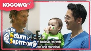 [The Return of Superman] Ep198_William met Mads Mikkelsen and Steven Yeun