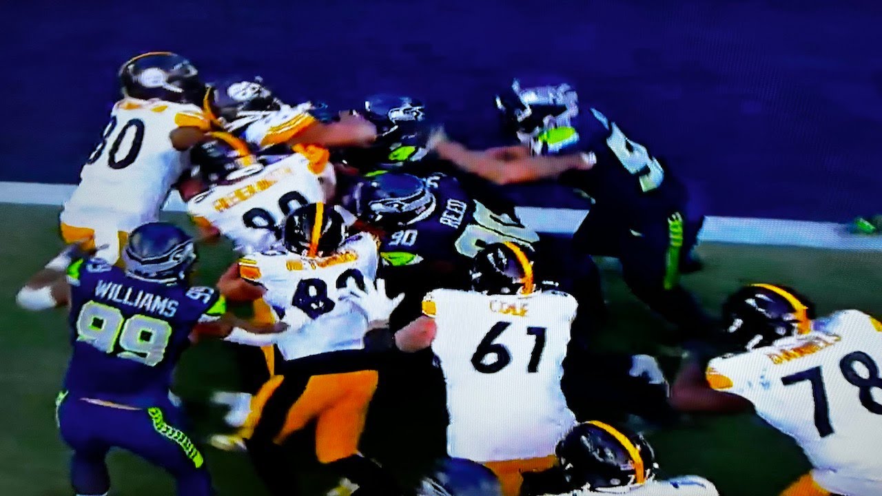 Steelers Offensive Line Shines Steelers vs Seahawks After Play Reactions 2023 Season Week 17