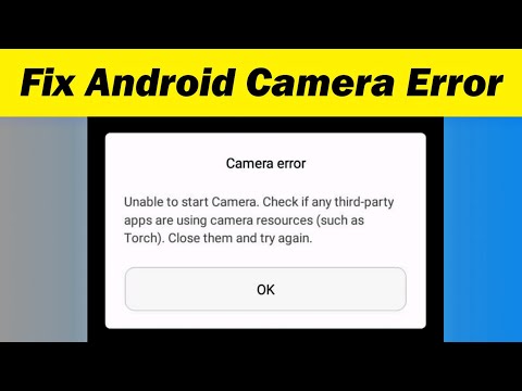 How to Fix Camera Error Problem On Android | Camera Error | Camera Failed