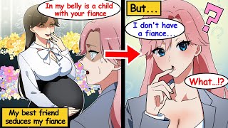 【Manga】My friend tells me she's pregnant with my fiancé's baby but when I tell her my fiancé is...