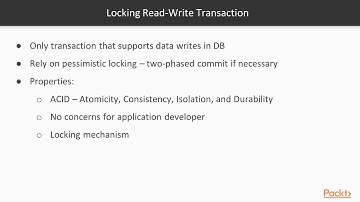 Google Cloud Spanner Essentials : Reads and Transactions | packtpub.com