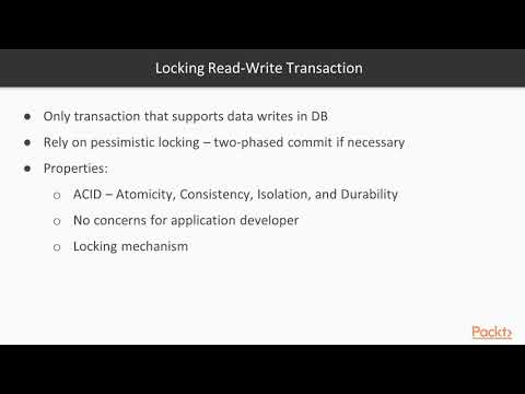 Google Cloud Spanner Essentials : Reads and Transactions | packtpub.com