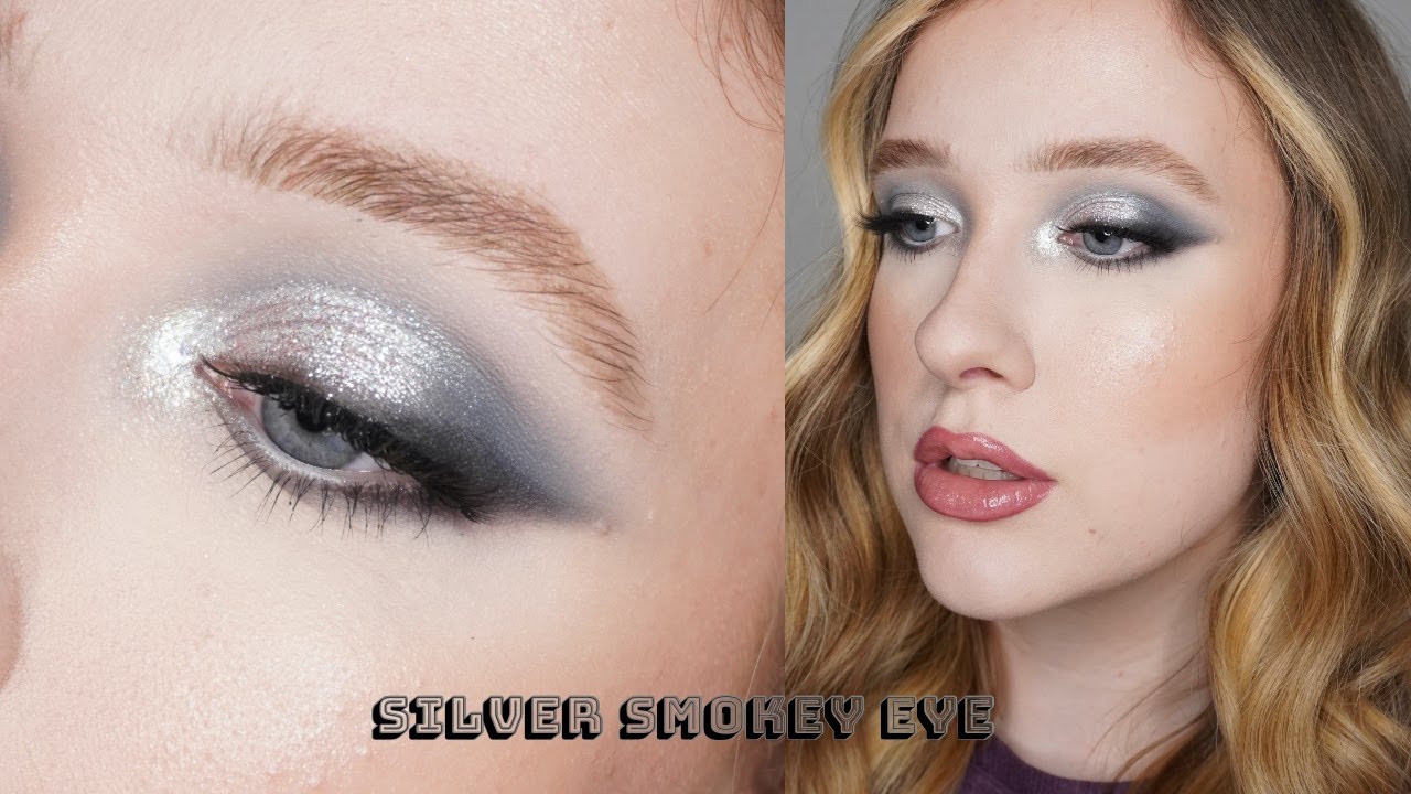 Silver Glittery Smokey Eye | Sam Weidman