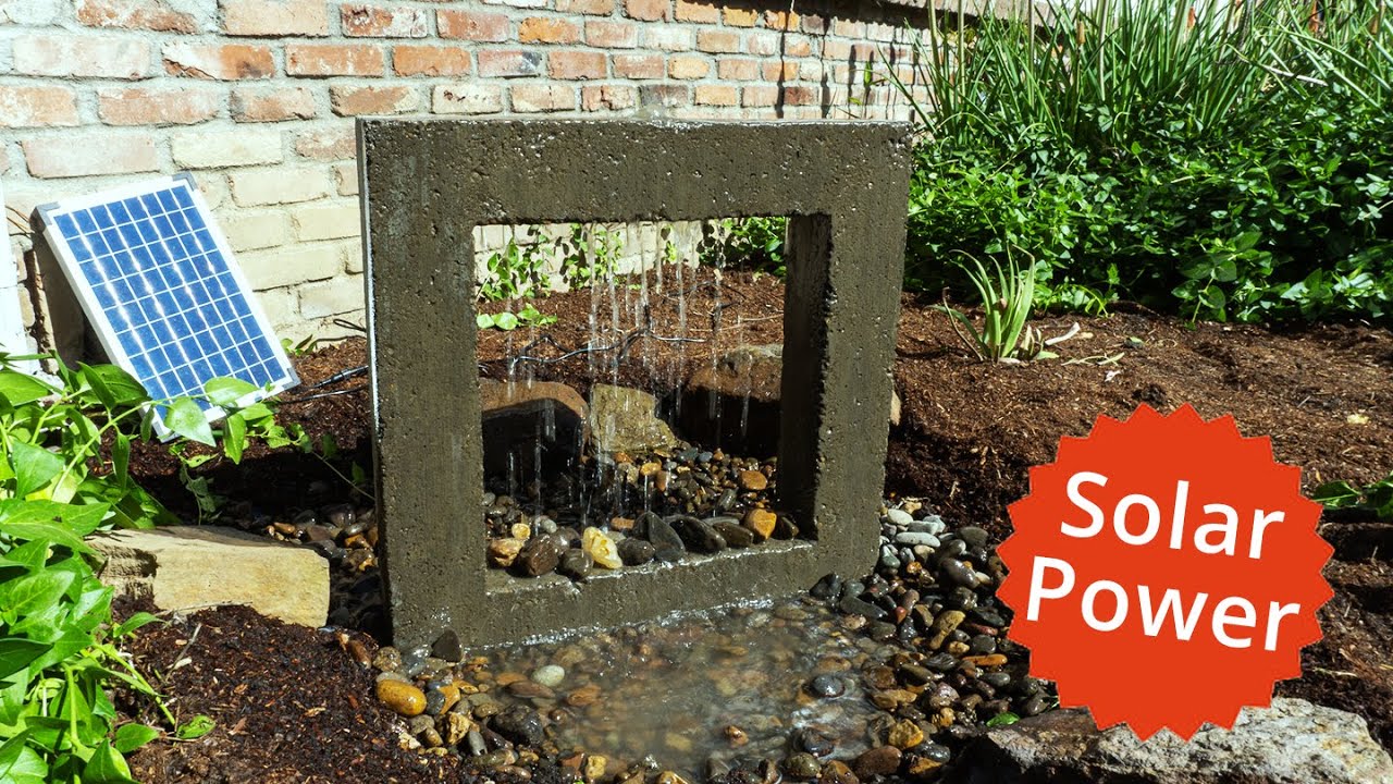 DIY Solar Water Fountain Under $50 • Southern Chick Journal