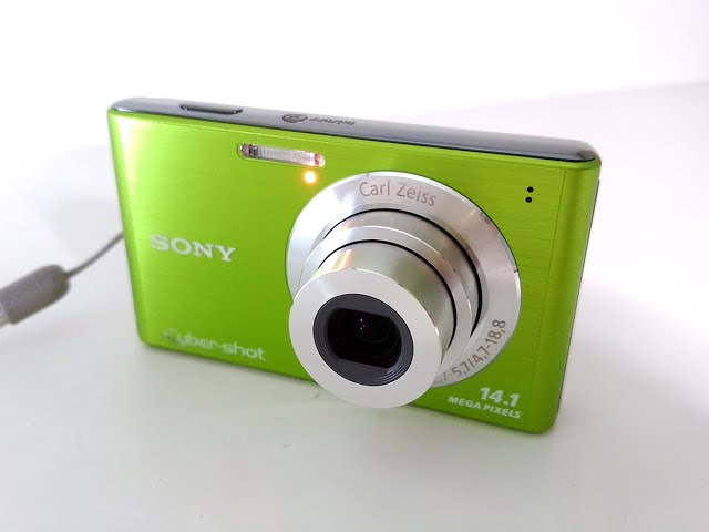 SONY Cyber shot DSC W Digital Compact Camera   YouTube