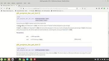 GTK   GtkProgressBar Tutorial 02