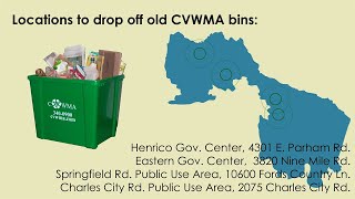 Drop-off Locations for Handheld Recycling Bins