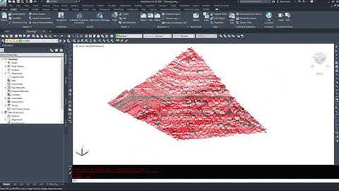 Inleiding tot Civil 3D Deel 19 - LIDAR en puntenwolken invoegen in Civil 3D