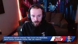 Cambridge shooting witness says he feels lucky to be alive