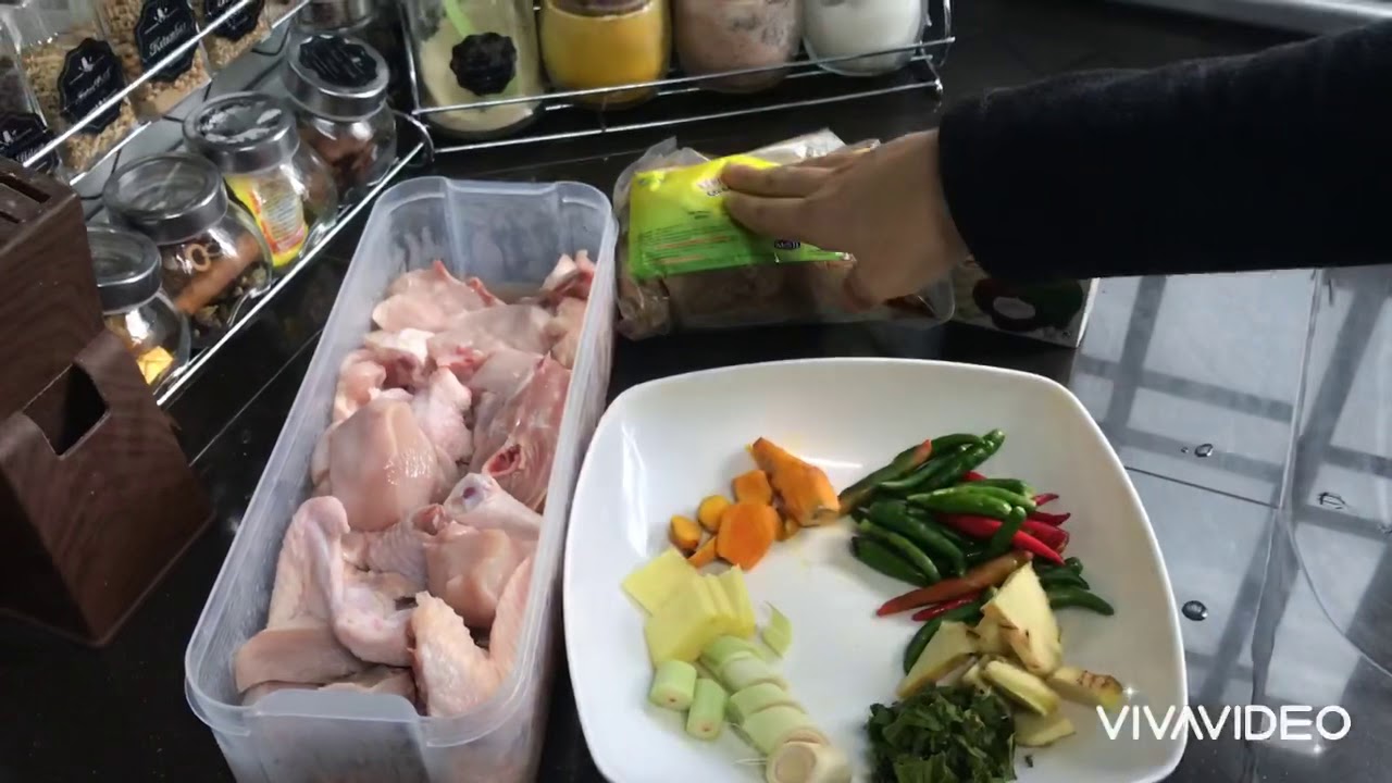 Rendang ayam bandar Negeri Sembilan tanpa bawang ! - YouTube