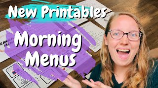 What's In My Morning Menu || Homeschool Morning Basket