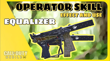 Equalizer 🔥 | Operator Skills | Tips & Tricks | COD Mobile | Call of Duty | Season 10