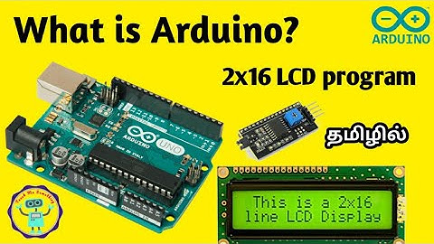 Arduino with LCD + I2C (தமிழில்) || Use 2x16 LCD With Arduino || Arduino Tamil || Teach Me Something