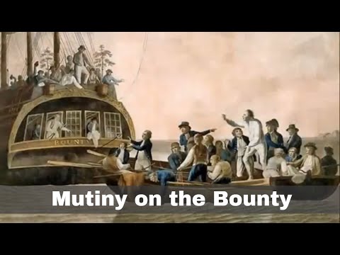 28th April 1789: The crew of HMS Bounty launch a mutiny against Captain William Bligh