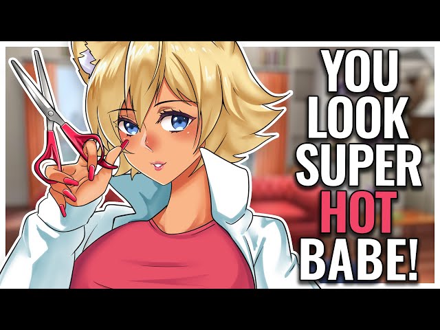 Bimbo Gives You A Haircut Instead Of Studying ASMR 💇✨
