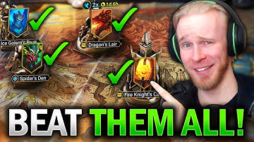 BEST TIPS and CHAMPS to Beat EVERY DUNGEON in Raid Shadow Legends - Account Takeover Guide