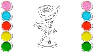 Ballerina Cappuccina Drawing, Painting & Coloring For Kids and Toddlers_ Child Art