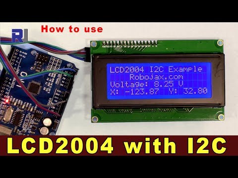 Introduction to LCD2004 LCD display with I2C module for Arduino