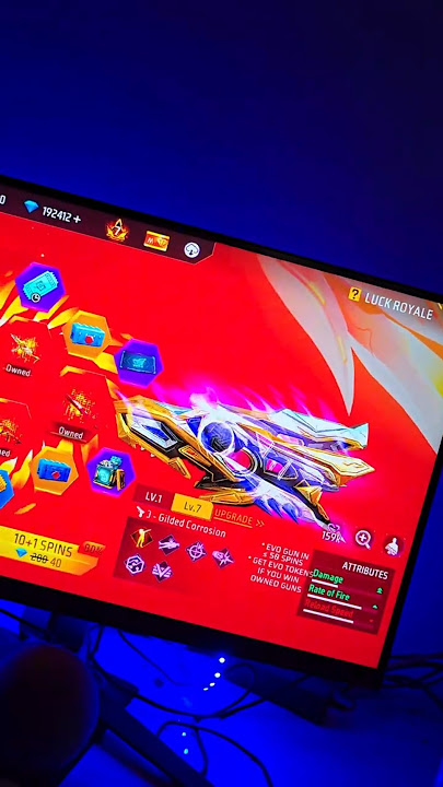 Evo P90 Skin in Free fire lekin token k time scam ho gaya yaar - Garena Free Fire max #shorts