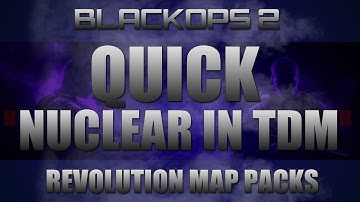 Blackops 2: Quick Nuclear w/ Skorpion EVO On Overflow | Revolution Map Pack!