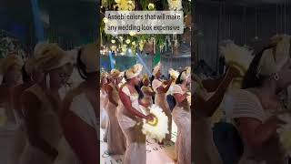 Asoebi colours that will make your wedding look expensive! #wedding #asoebistyles Asoebi colours that will make your wedding look expensive! #wedding #asoebistyles