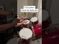 Drum patterns to practice to improve drum coordination #drums #drumpractice #drumpatterns #drumming