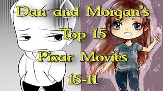 Moon Panda Power - Top 15 Pixar Films 15-11