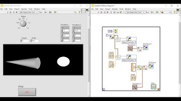 Create Light beam/Flux using Cone in 3D Picture in LabVIEW