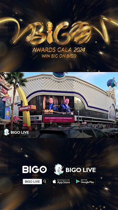 BIGO Awards GALA2024 - BIGO is taking over Vegas! Have you found any of BIGO billboards?
